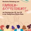 Dein Freund - Familiengottesdienst am 22. Juni um 10.30 Uhr in Stein