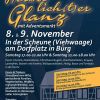 Ökumenischer Gottesdienst beim Herbstlichterglanz am 9. November in Bürg!