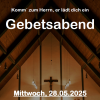 Gebetsabend 28. Mai in Neuenstadt